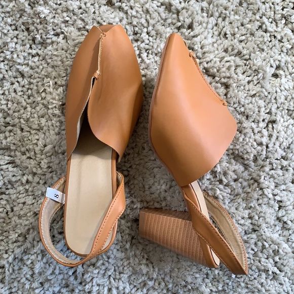 Open Toe Caramel Unique Gorgeous Heels - Picture 9 of 9